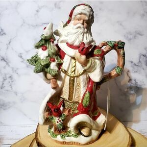 NIB Porcelain Santa Teapot